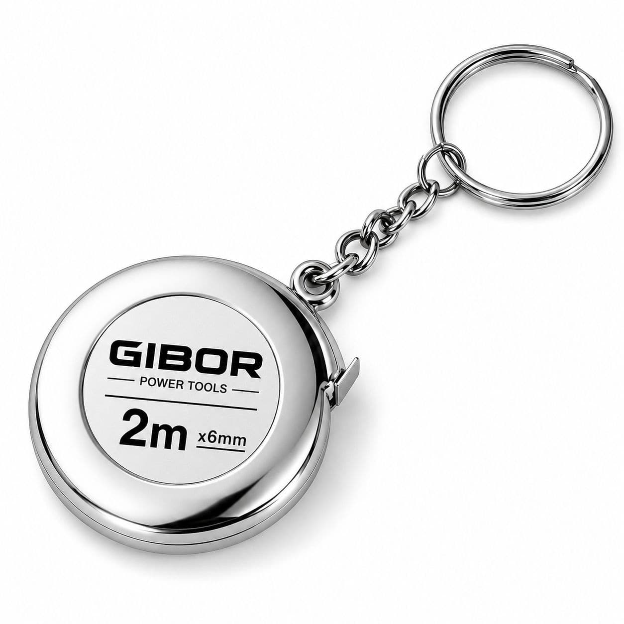GIBOR GIB-TM-MIN-KC-003 2m round keychain mini tape measure