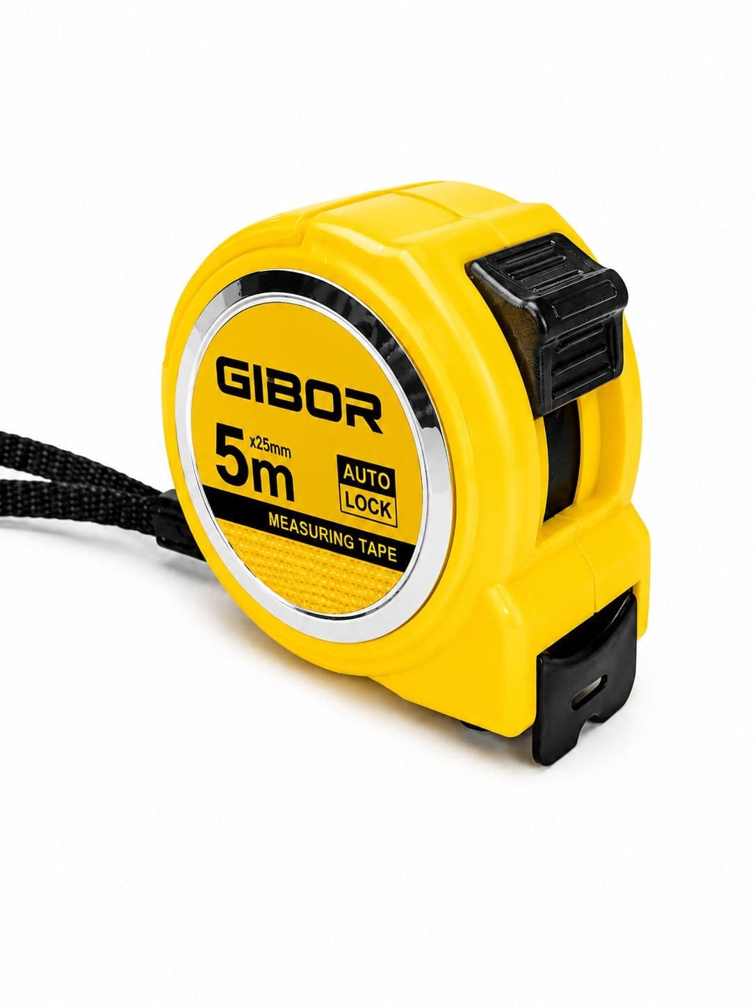 GIBOR GIB-TM-PRO-DL-002 yellow double-lock basic tape measure