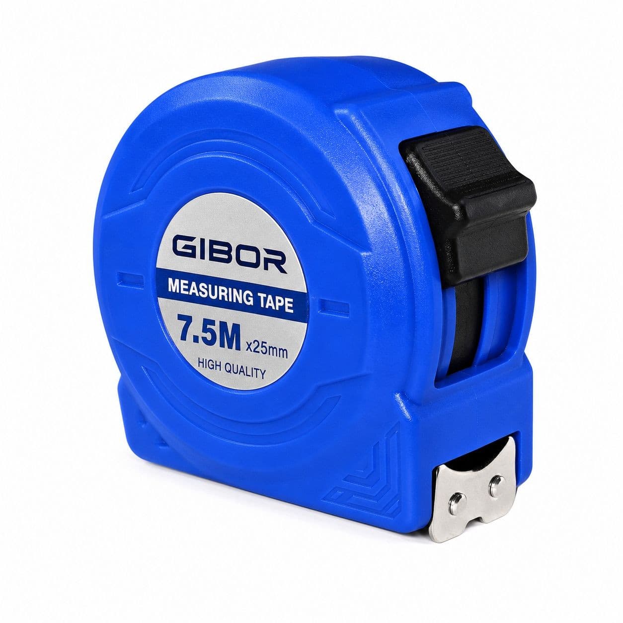 GIBOR GIB-TM-PVC-SL-001 Blue square-case single-lock tape measure