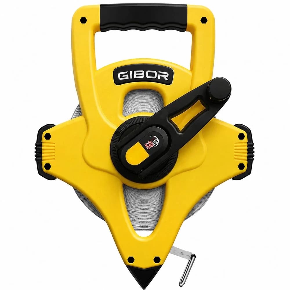 Open reel GIBOR fiberglass tape measure